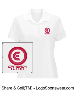 Greg Norman Ladies Play Dry Performance Mesh Polo Design Zoom